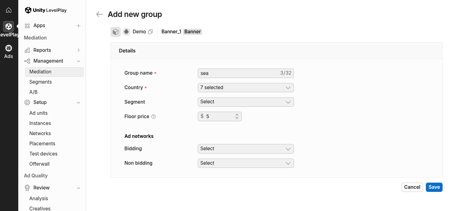 New group